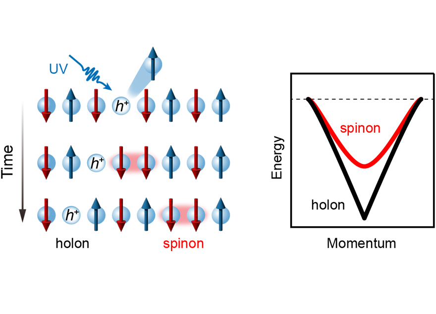 아주대·KAIST 연구팀, 사슬구조 양자소재 내 스핀-전하 분리 현상 관측 성공